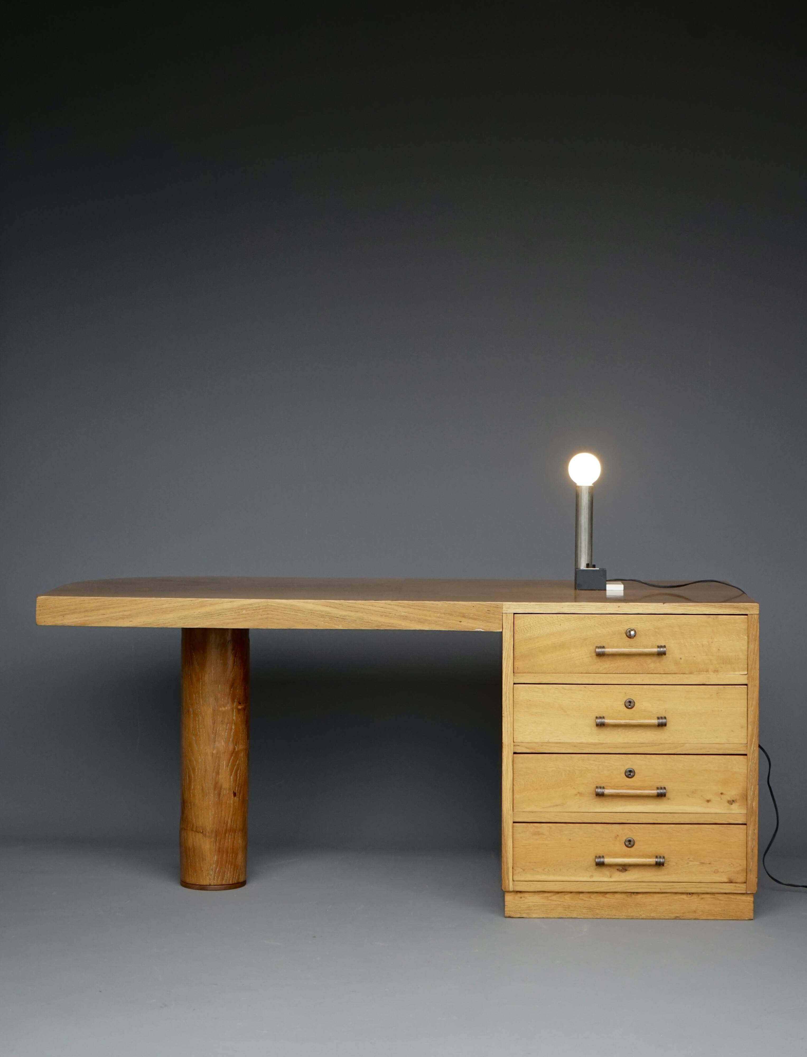 Exceptional Art Deco freestanding Desk. French 1930s