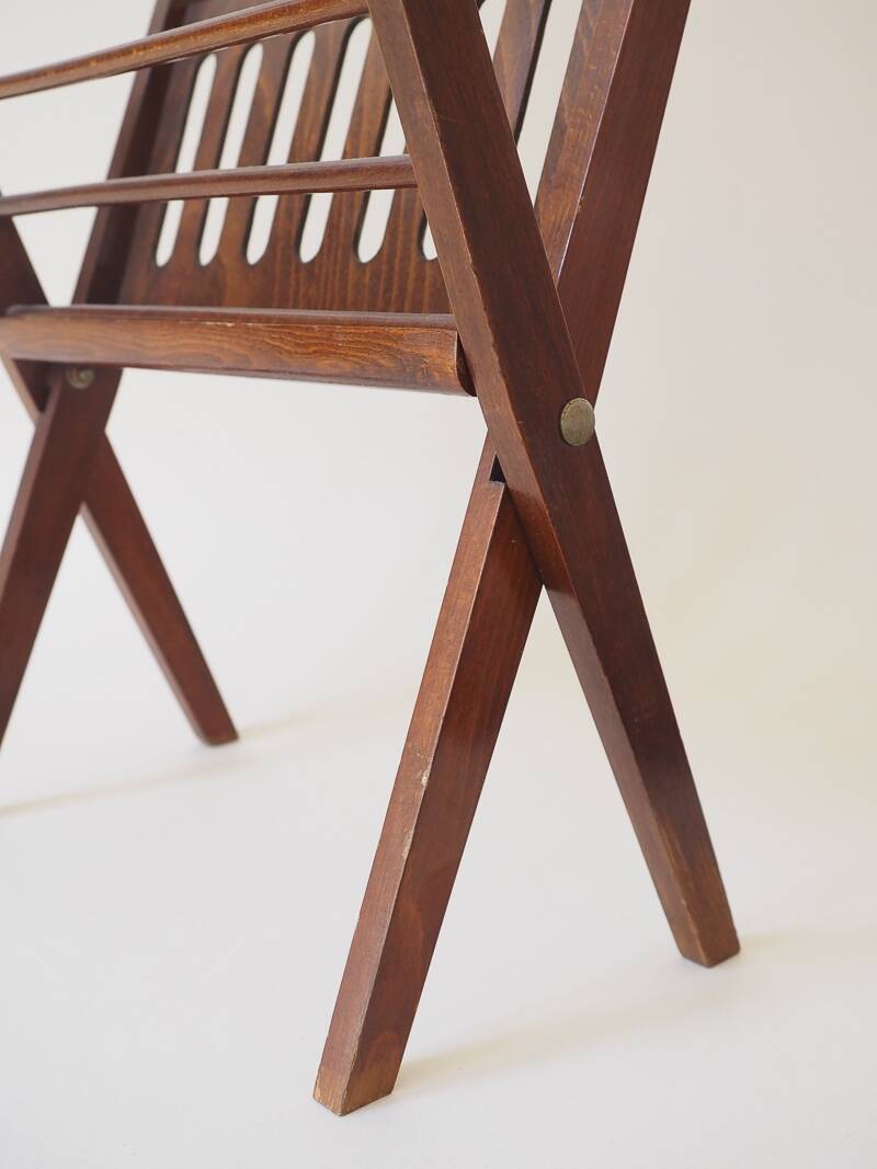 Folding magazine rack Cees Braakman for Pastoe – Dutch Mid-Century design