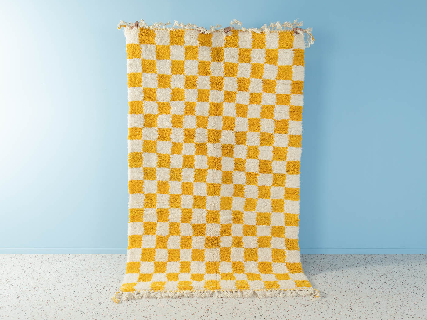 Tapis berbère, Lemon Check II, 147 x 235