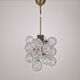 Mid-Century Modern 'Snowball' Chandelier by Doria Leuchten, Germany, 1970s