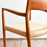 Paire de chaises de salle à manger modèle 57 par Niels O. Møller en teck