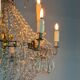 Crystal beaded chandelier, circa 1800