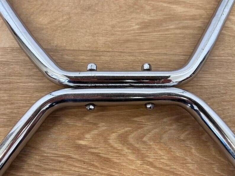 Chrome tubular steel Bauhaus Stool Thonet B8 by Marcel Breuer, 1930