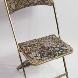 Folding chair "opera" floral pattern