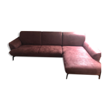 Plum corner sofa