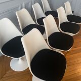 Lot de 8 chaises d'Eero Saarinen édition Knoll