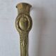 Antique brass sugar tongs