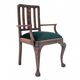 Fauteuil de style Chippendale, vers 1900, restauré
