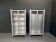 2x vintage italian medical display cabinets from profa - padua