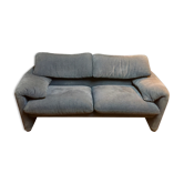2-seater Maralunga sofa by Vico Magistretti for Cassina