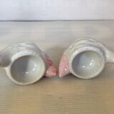 Pair of chicken egg cups