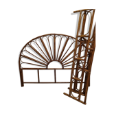Rattan bed in 140