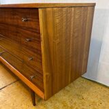 Buffet rétro vintage en teck du milieu du siècle par Lebus 1960