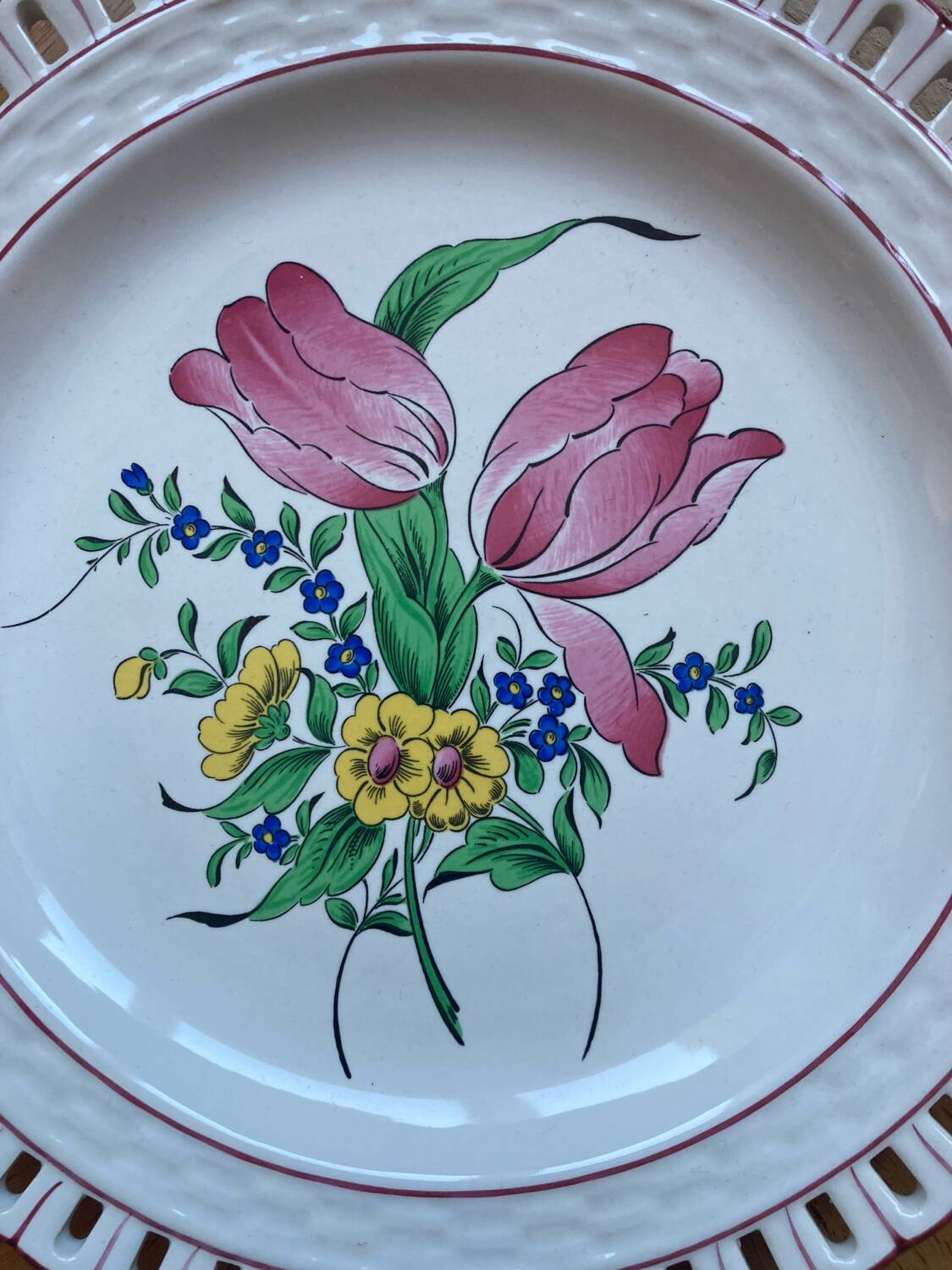 Plate dish Reverbere Luneville KG