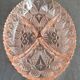 Pink glass aperitif server: Art Deco