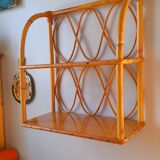 Rattan shelf 60s