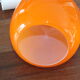 Vintage pendant lamp in orange opaline glass from the 70s