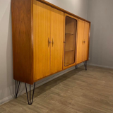 Bibliothèque sur les jambes vintage des années 60, années 1960