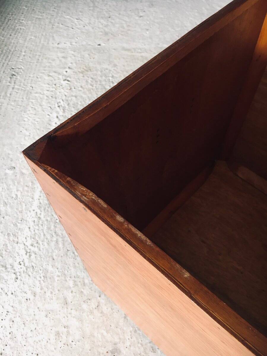 Handcrafted Cubical Side Table, Belgium, 1950s