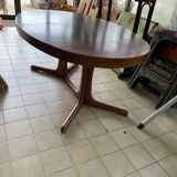 Table ovale Baumann avec rallonges