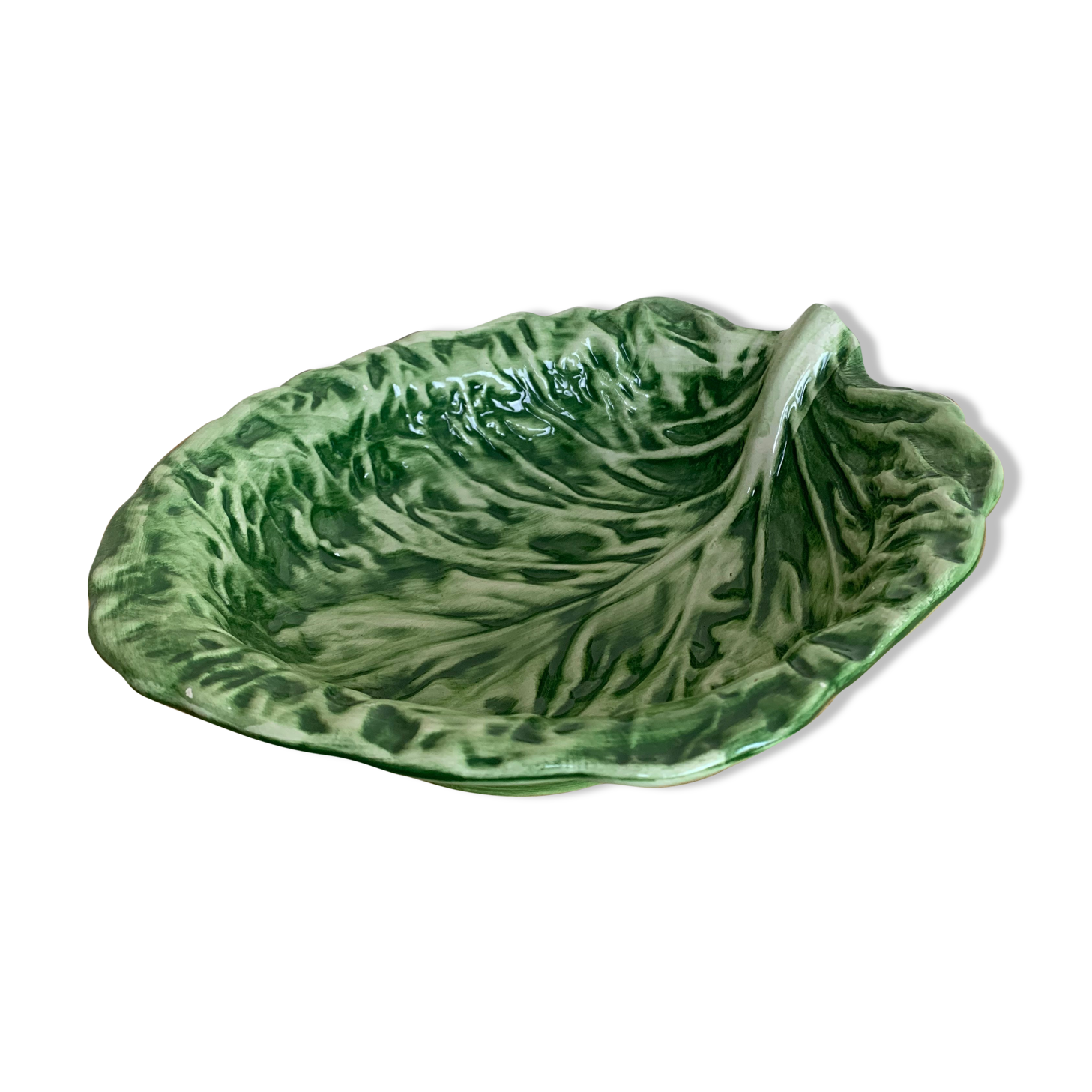 Slurry dish decoration cabbage leaf