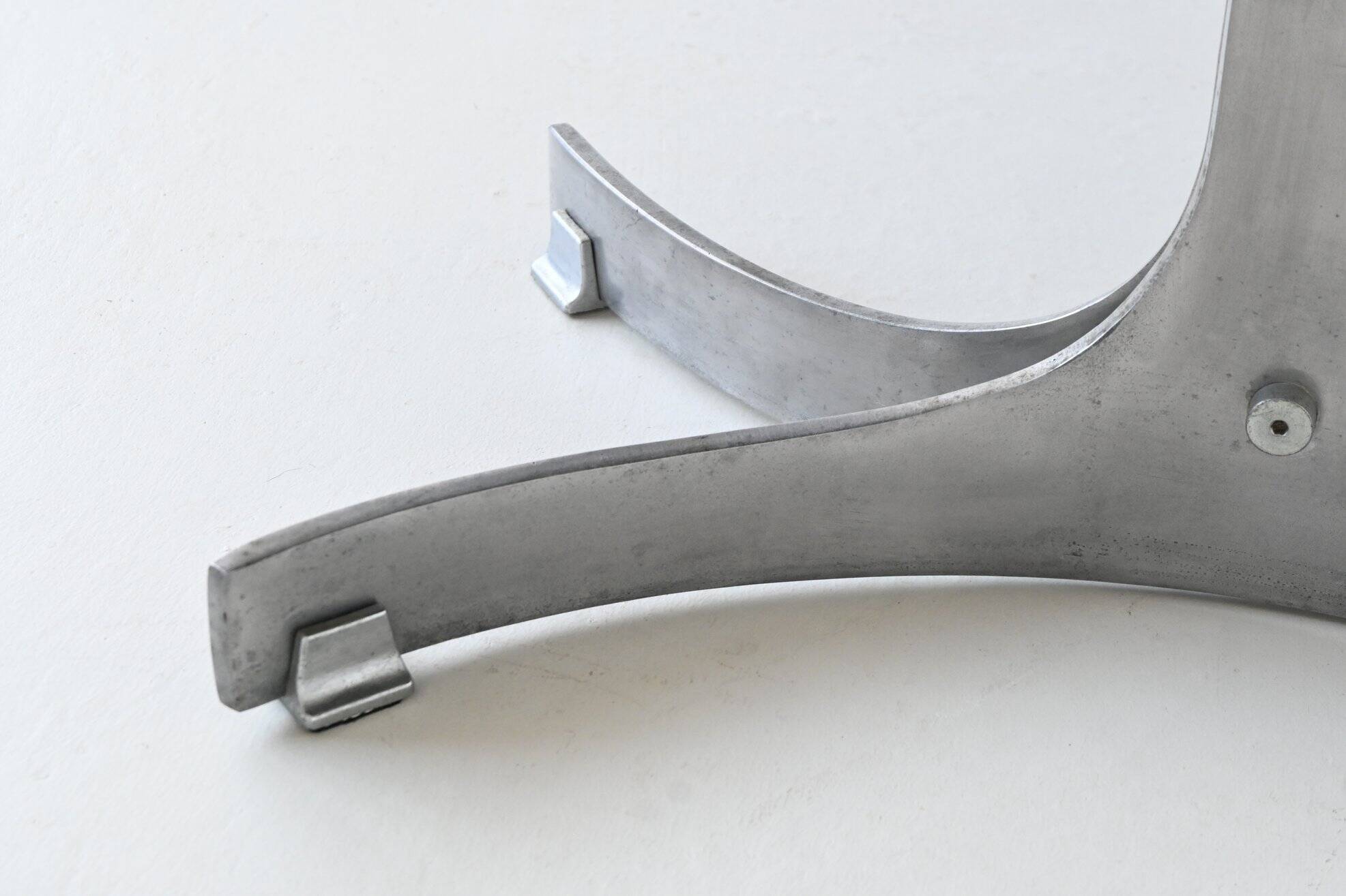 Trau Arredamenti Metallici S.P.A. large desk in rosewood Italy 1960