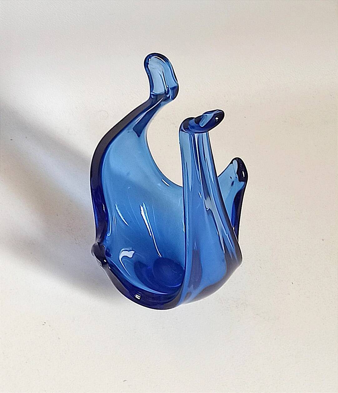 Viartec basket blue Colbat 70s Height 29.4 cm