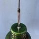 Green ceramic suspension Mid-Century - pendant lamp West Germany