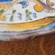 Large plate St Clément old wall decoration lion decor