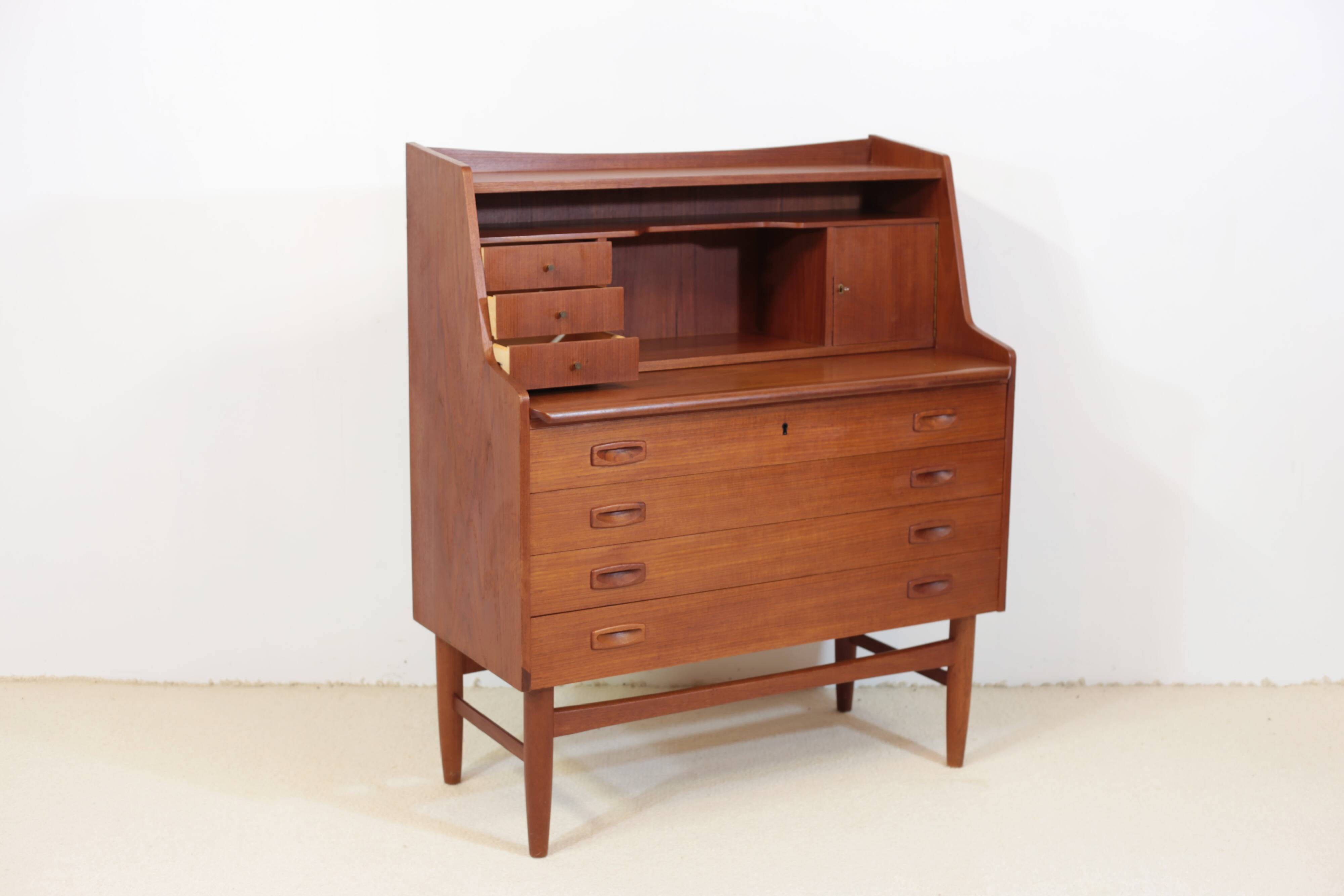 Mid-Century Teak Secretary