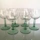 Set 6 vintage balloon glasses from Alsace