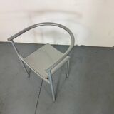 Tubular Memphis style 1st edition Von Vogelsang armchair by Philippe Starck
