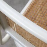 Vintage Cesca B32 chair in white by Marcel Breuer, 1970s