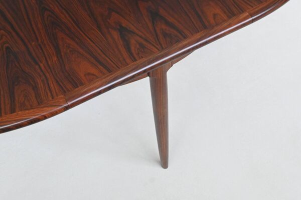 Table de salle à manger Niels Otto Moller modèle 15 en palissandre, Danemark, 1960