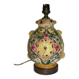 Openwork porcelain lamp base - Italy from the 1920s