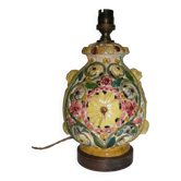 Openwork porcelain lamp base - Italy from the 1920s