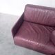 Brown leather modular sofa by De Sede; DS76, 1970s (straight or angle)