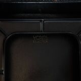 Postmodern Set of ten leather dining chairs by Antonello Mosca for Ycami. I