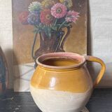 Cruche provençale en terre cuite vernissée, XXème siècle