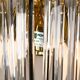 Wall lamps of brass and crystal glass by Novaresi, Italy 1970s