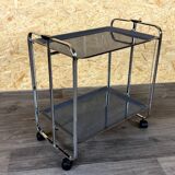 1960s 1970s Serving Cart Dinette Space Age in Metal Plastic