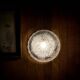 Molded glass wall sconce, 1970s-1980s, ceiling light