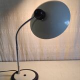 Beige and chrome articulated table lamp - 70s/80s