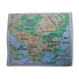 School poster of the Balkan states Vidal Lablache No.33