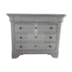 Old walnut dresser style Louis Philippe grey patina