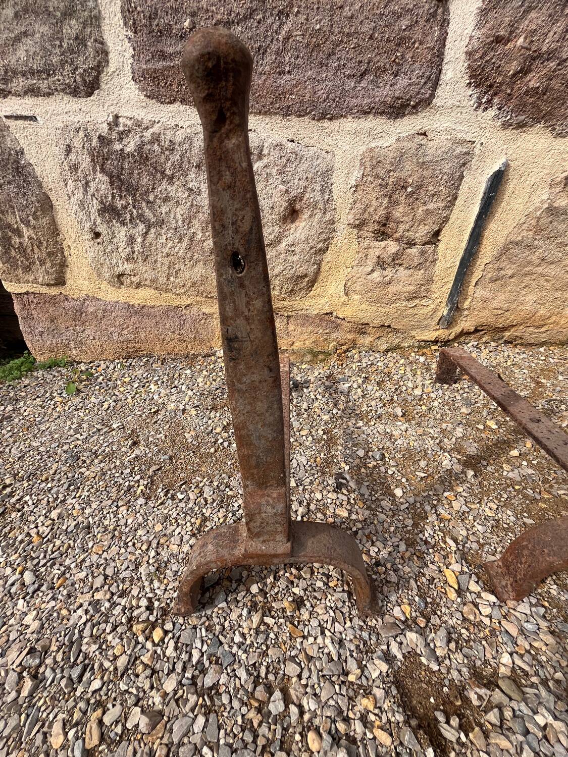 Paire de chenets ancien