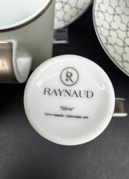 Set of 6 Raynaud Silver coffee cups, shaking cups