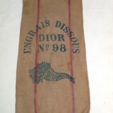 Sac en toile de jute  Dior