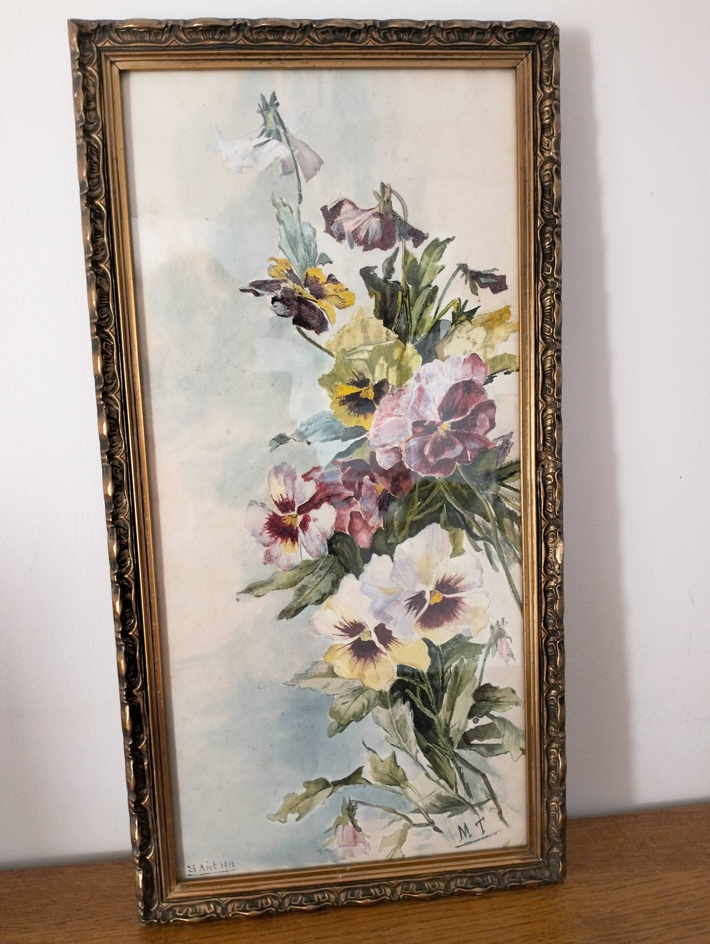 Watercolor thoughts 1916