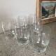 6 verres anciens à facettes